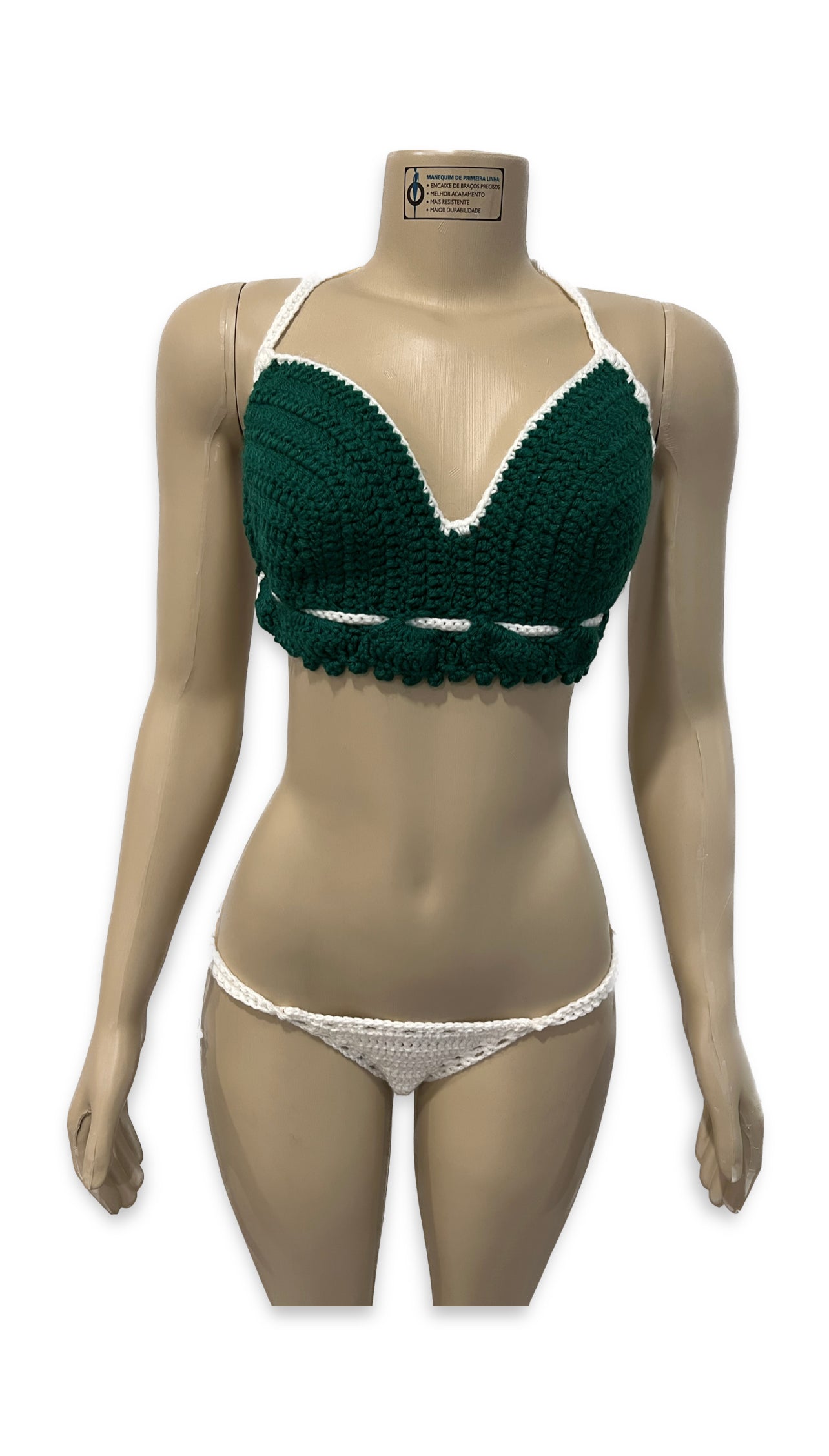 HPN Green & White Bikini